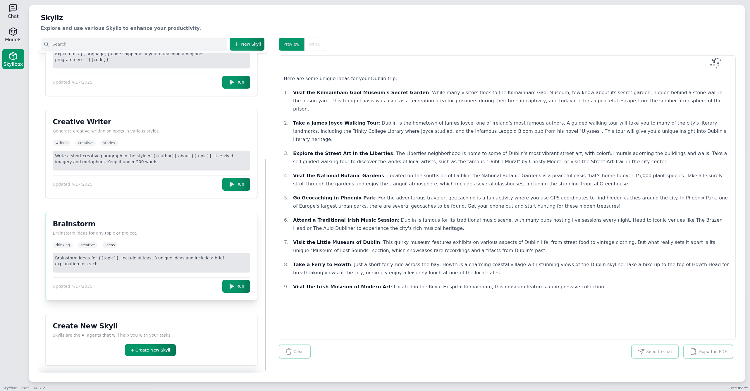 App screenshot